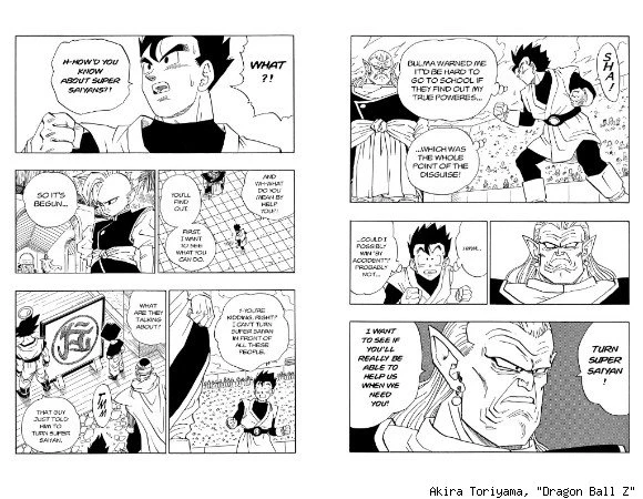 Dragonball z comic strip