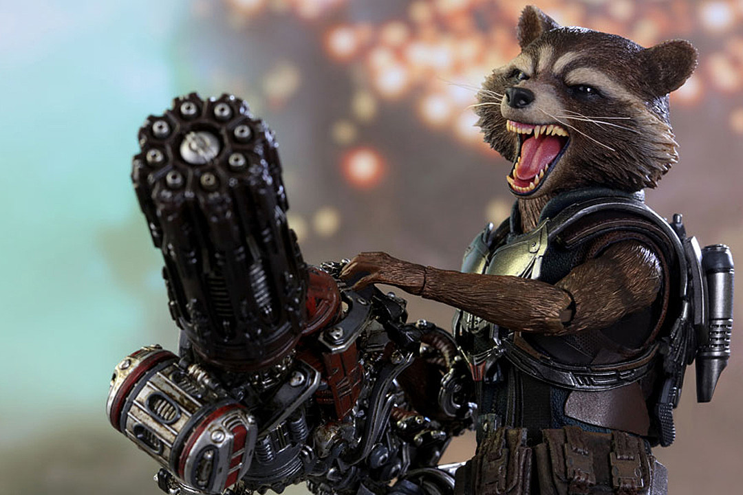 Image result for rocket raccoon with gun